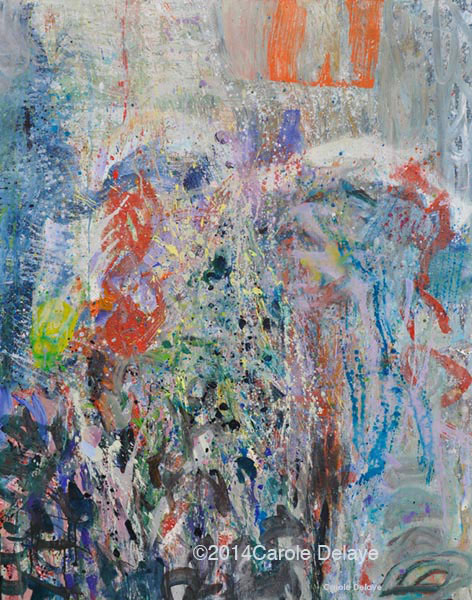 carole delaye, peinture abstraite, apparence, avril 2014