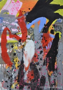 carole delaye, peinture abstraite, Ba ha ha, octobre 2015