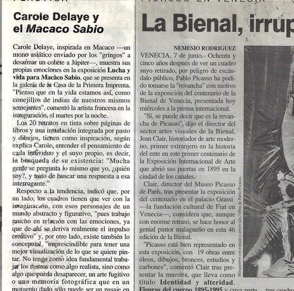 Press El Nacional, Mexico, 1995
