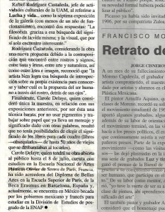 Press El Nacional, Mexico, 1995