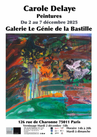 exposition de peintures, Le Génie de la Bastille, Paris 2025