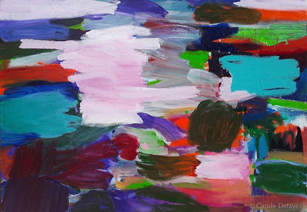 carole delaye, peinture abstraite, today, 2018