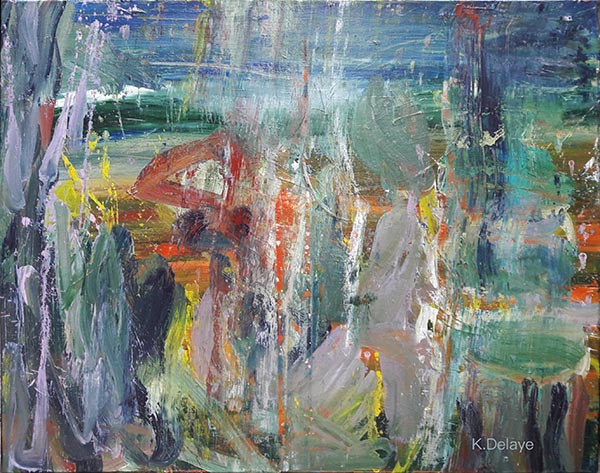 carole delaye, peinture abstraite, impression, 2019