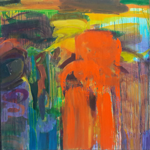 carole delaye, peinture abstraite, conscientia, 2025